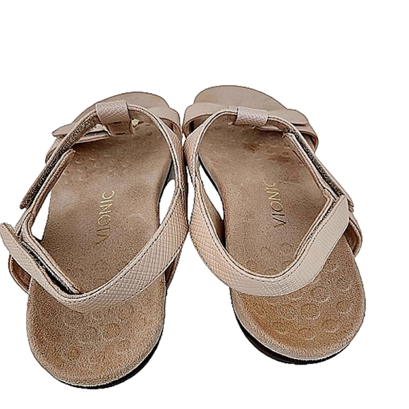 Vionic Farrah Tan Fully Adjustable Sandals Size 9 - Picture 5 of 9